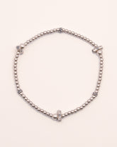 The Guardian's Cross - Oxidized Sterling Silver Talisman Bracelet